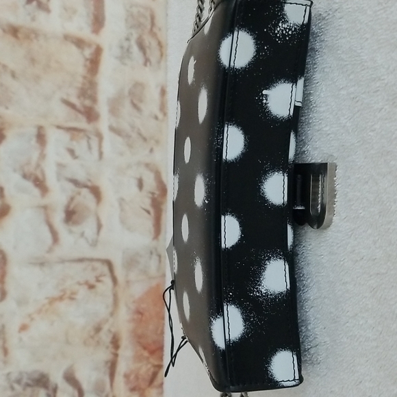 New BALENCIAGA  Hourglass Polka Dot Wallet With Chain Bag - Picture 8 of 15